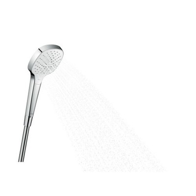 hansgrohe Croma Select E Vario Handbrause 26812400 weiß/chrom, Duschkopf 110 mm