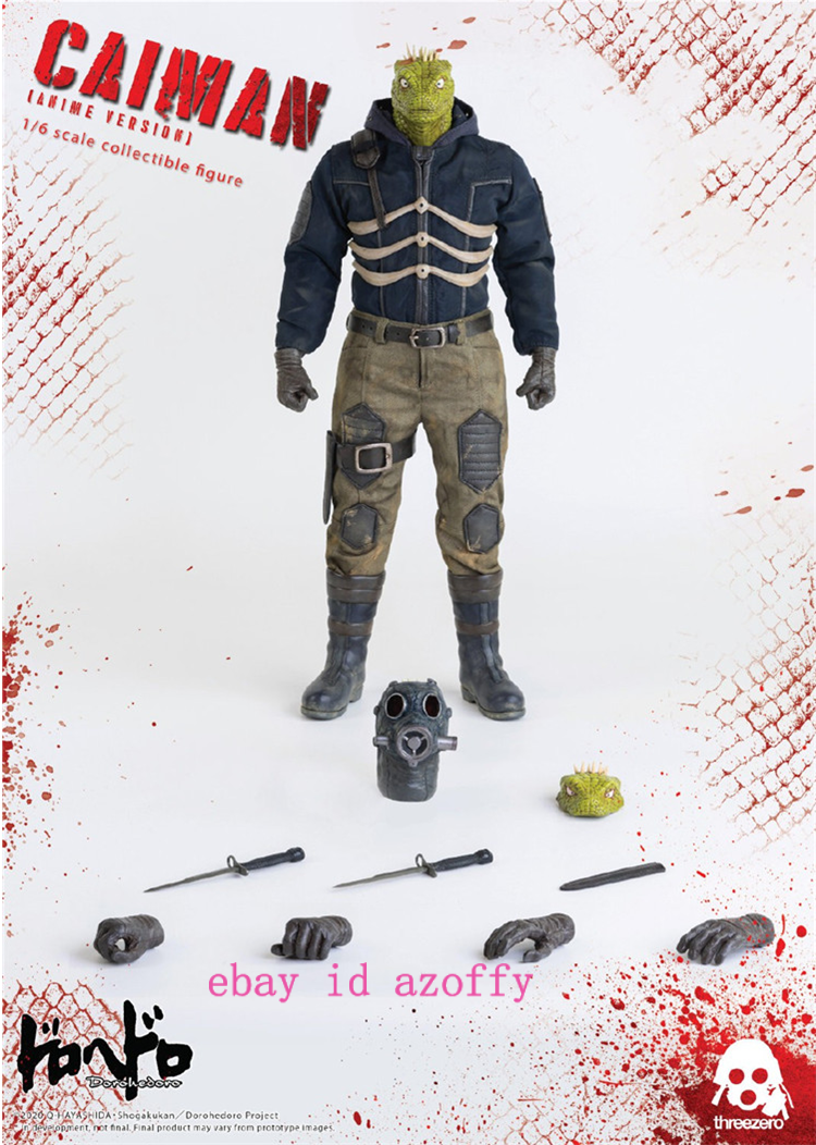 1/6 Threezero 3Z0140 Dorohedoro Caiman Anime Version Action Figure