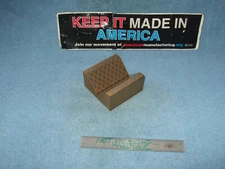 MAGNETIC TRANSFER 45* #3 ANGLE BLOCK BRASS W/STEEL PINS TOOLMAKER MACHINIST QA