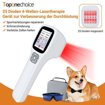 Red Light Schmerzlinderung Soft Laser Vet Therapie Gerät für Haustier Katze Hund