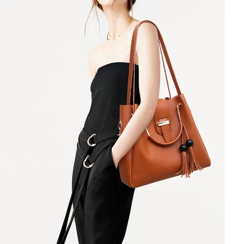 4Pcs/Set Women Lady Leather Handbags Messenger Shoulder Bags Tote Satchel Purse - Picture 6 of 35