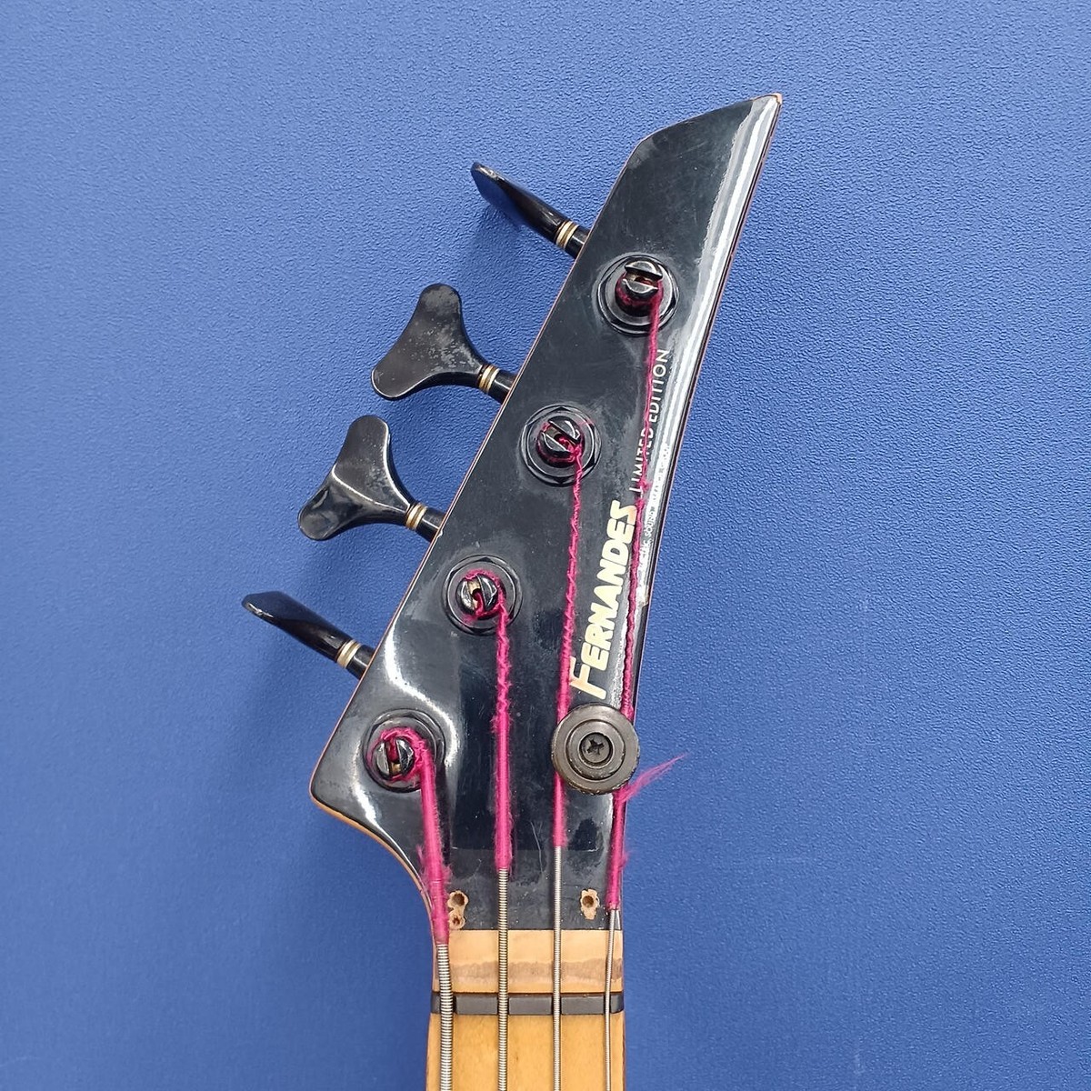 【レア】ヴィンテージFERNANDES PJS-50 ブラック　ケース付　ベース レア】ヴィンテージFERNANDES PJS-50 ブラック ケース付 ベース レア