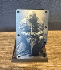 The Templars Knight Custom Engraved RFID EDC Slim Metal Aluminum Wallet