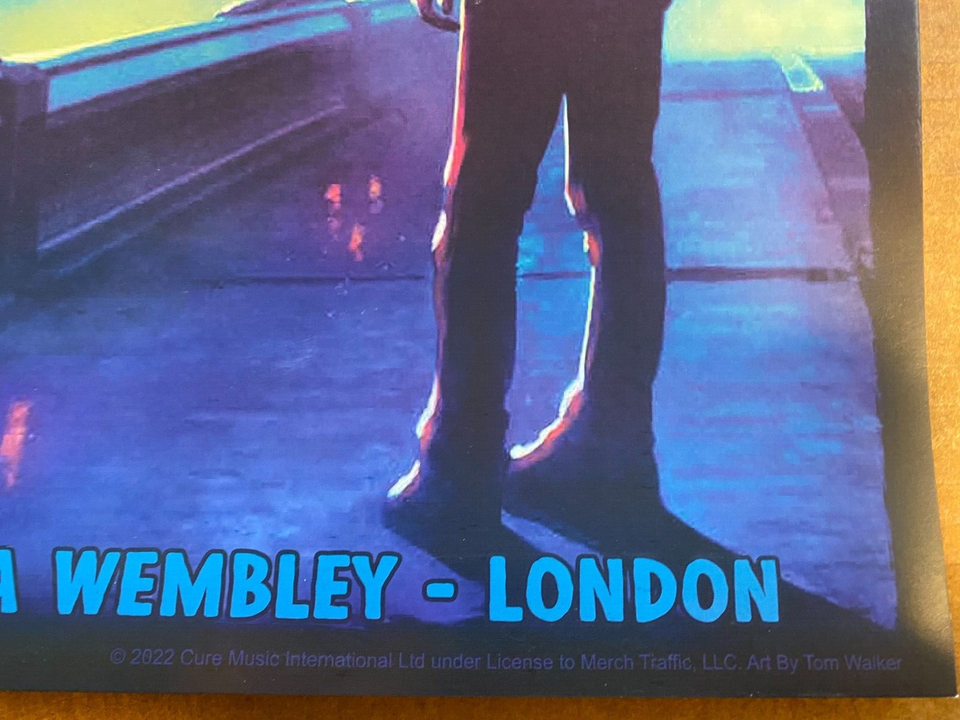 THE CURE Wembley London England December 1113 2022 CONCERT SHOW POSTER