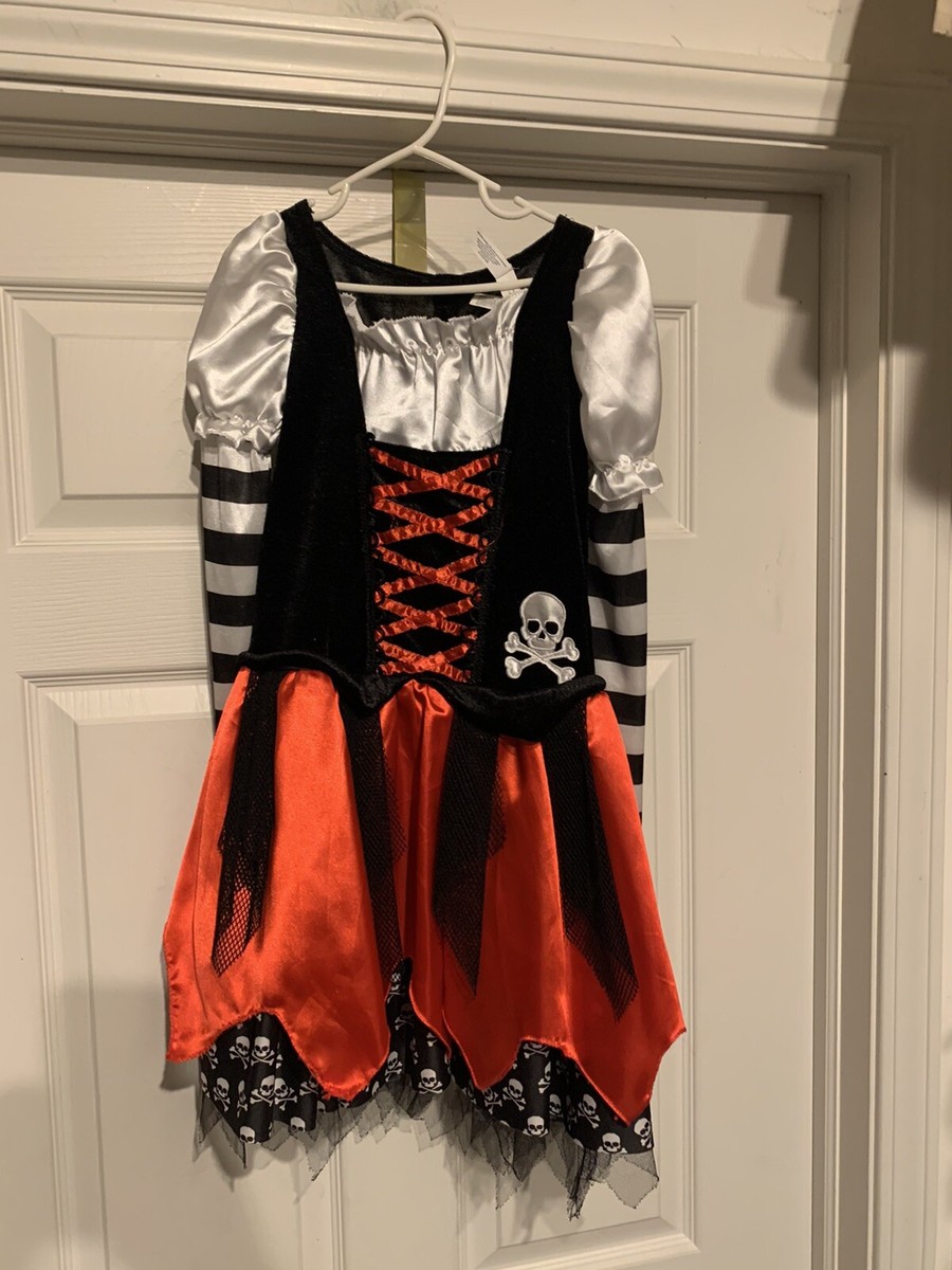 red and black pirate dress Women Red Spanish Pirate Dress Costume Set