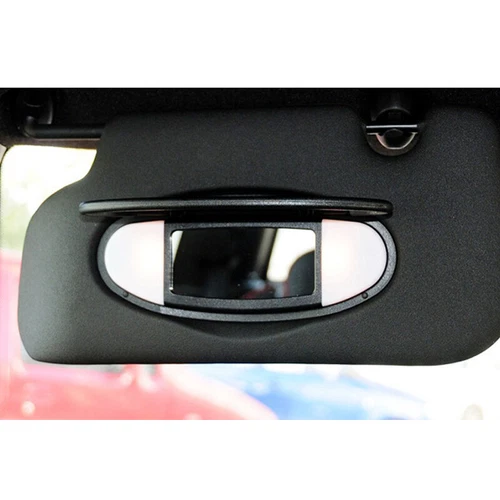 For BMW mini R55 R56 R60 2007-2014 2008 Black Car Sun Visor Mirror Cover Durable - Picture 4 of 9