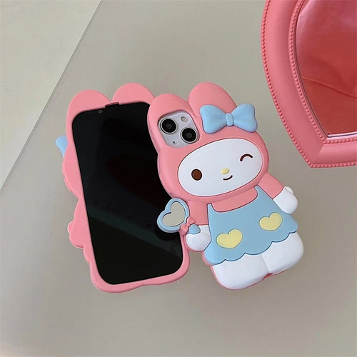 3D cute shockproof Phone case Kuromi for iPhone 16 15 Pro Max 14 13 12 11 XR - 第 11/17 張圖片