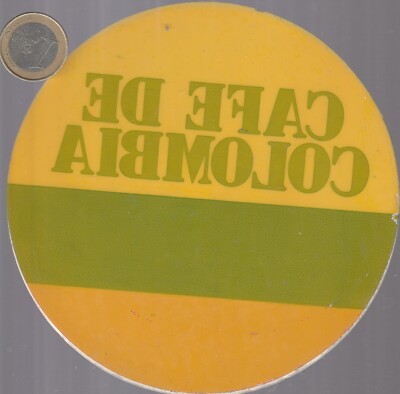 c32alim sticker. Coffee . COLOMBIA COFFEE. Vitro