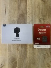 Home Security Camera Indoor HD Smart Night Vision & Lexar E-Series Card 128 GB