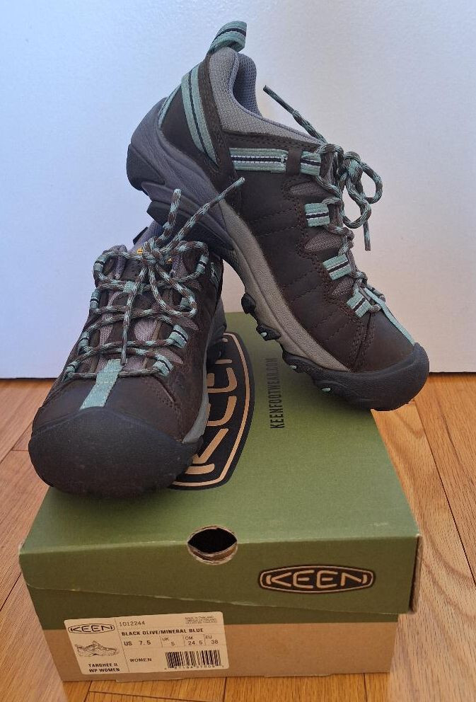 Nuovi scarponi da trekking impermeabili KEEN 1012244 Targhee II bassa altezza taglia 7 5 EU 38