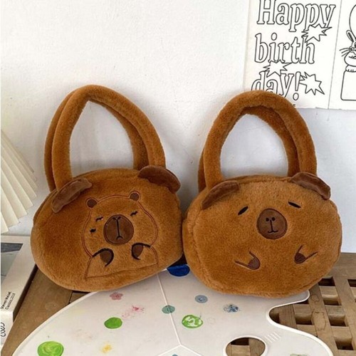 Sac Peluche Mignon Sac Bandoulière En Forme De Chat Pour Fille - Peluche Blanche Mignonne | Sac à Main Enfant Style Anime Sac Réglable Fille