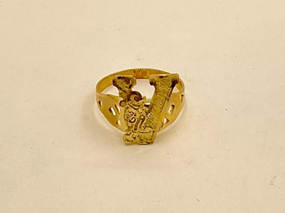Disney ring hotsell with letter