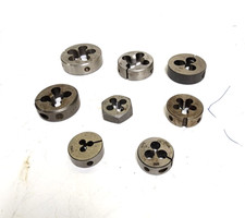 ASSORTED DIES LOT OF 8 ASSORTED SIZES 3 FLUTE...