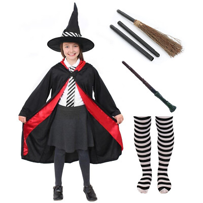 TOYSCENTER - HALLOWEEN 2024 - Costume da streghetta per bambini - abito in tulle con cappello, perfetto per halloween - disponibile in diverse taglie