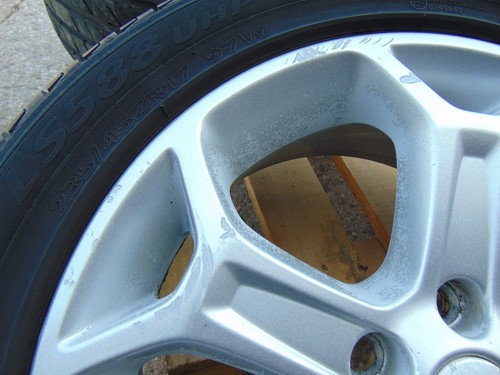 Ford Mondeo Alloy wheels tyres 06-14 5x108 235/45/17 5 spoke 7.5Jx17 7S7J1007AA - Picture 14 of 24