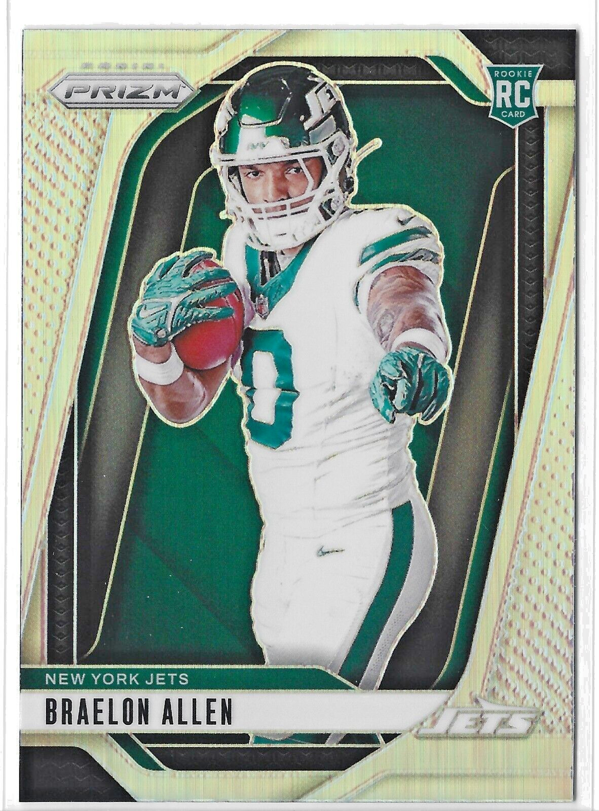 2024 Panini Prizm Football Braelon Allen Rookie Image Variation RC #6 Jets