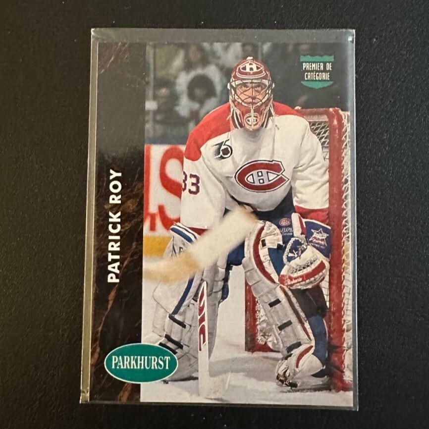 1991-92 Parkhurst French Patrick Roy Montreal Canadiens #442