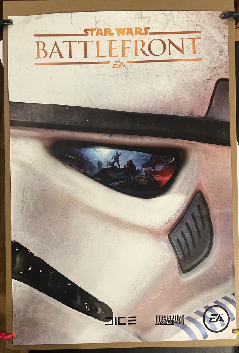 Star Wars Battlefront Video Game Double Sided Promo Poster EA | eBay