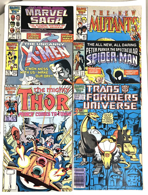 Marvel 25th Anniversary 6 Comics #'s 210, 371, 45, 116, Feb 3, 7 June See Pics
