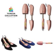 Women  s Shoe Trees Adjustable 2-Pack For 2 pair of Shoes, Aromatic Cedar Wood...