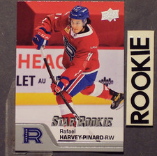 RAFAEL HARVEY-PINARD 2020/21 Upper Deck AHL STAR ROOKIE #180 Montreal Canadiens