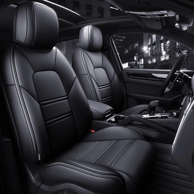 MOTOPTES 定制汽车皮革座垫耐用保护套 适用于 2005 - 2023 PORSCHE CAYENNE — 第 3/4 张图片