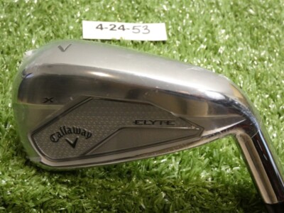 Callaway 2025 Elyte X 7 Iron True Temper Vector 80g Regular Steel New