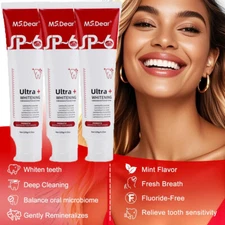 3 Pack SP-6 Probiotic Whitening Toothpaste for Teeth Whitening Fresh Breath 120g