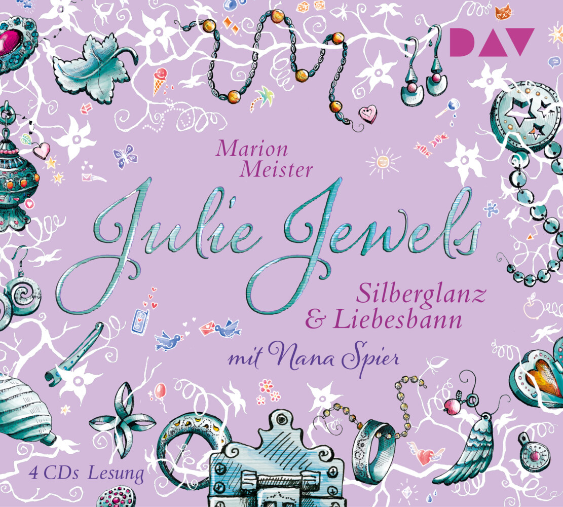 Thumbnail - Julie Jewels - Silberglanz Und Liebesbann, 4 Audio-cds Marion Meister