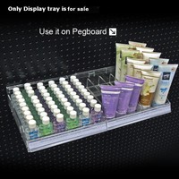 Count Of 2 Clear Modular Divider Cosmetic Tray 12 W X 11.75 D X 3.375 H Count Of 2 Clear Modular Divider Cosmetic Tray 12 W X 11.75 D X 3.375 H