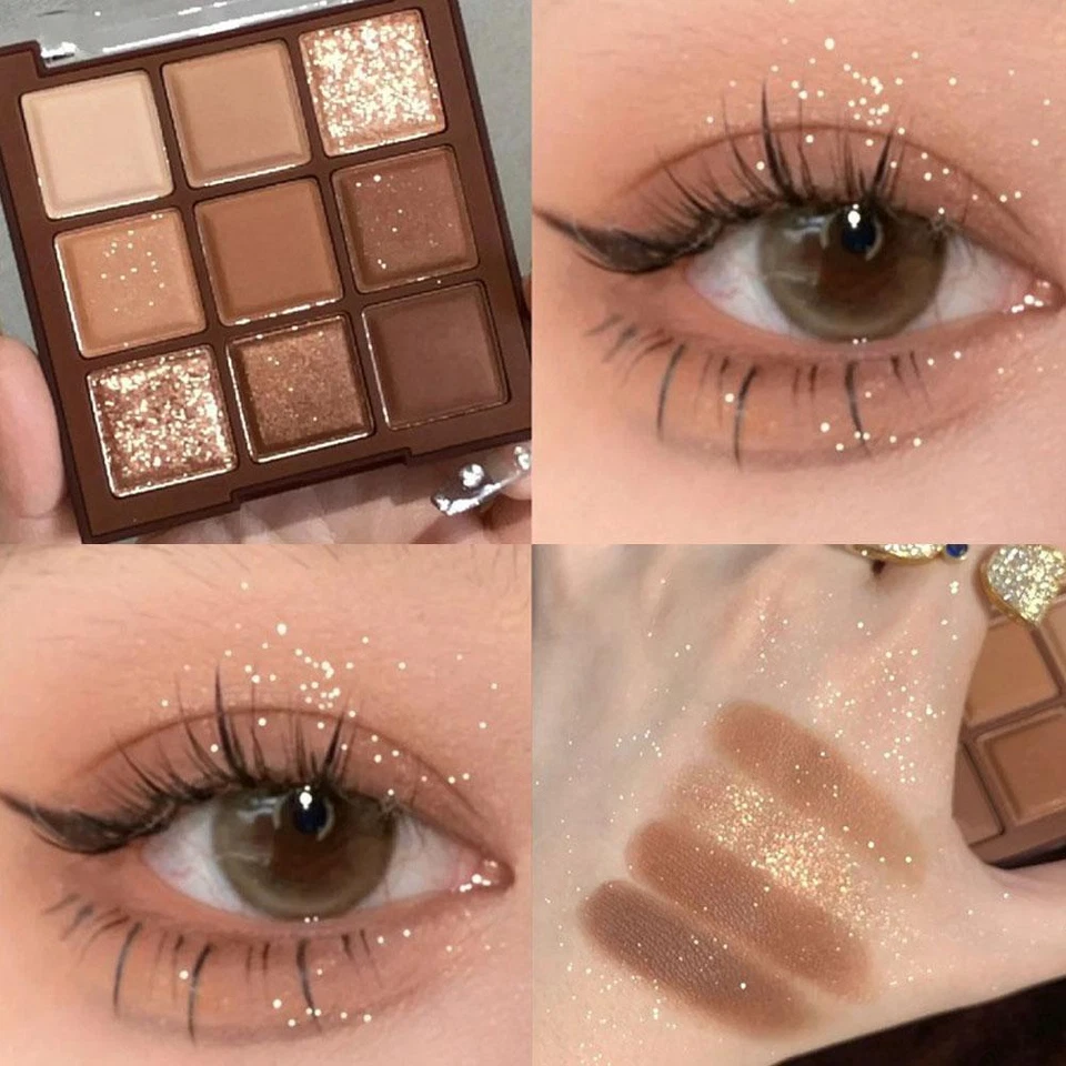 9 in 1 Chocolate Eye Shadow Palette Portable Makeup Palette εп X6M3 Q8B8 O9 Q3R7 - Image 2 of 4