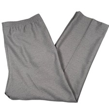 Alfred Dunner Dress Pants 12 Pull On Straight Leg Elastic Waist Neutral Office