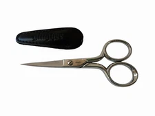 Gingher italy 4" Curved Scissors with sheath Excellent sharp