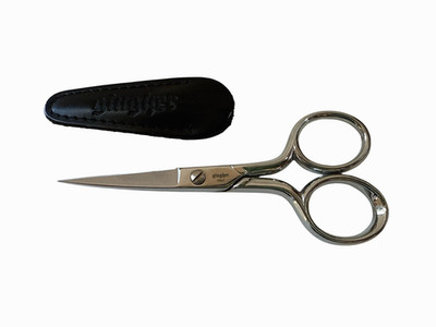 Gingher italy 4'' Curved Scissors with sheath Excellent sharp