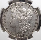 1886 "S" Morgan SILVER Dollar $1 NGC XF40 #001 Extra Fine ECC&C, Inc.