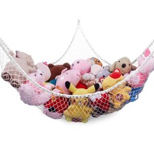 Stuffed Animal Hammock, Toy Hammock Storage Net, Mesh Toy Net Holder Jumbo Wa...