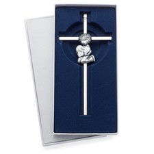 7 Inch Silver Blessing Baby Wall Cross Immersion Gift Boys First Communion