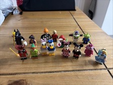 Bundle 15 Lego Disney Figures Series 1, Mickey Mouse, Peter Pan, Buzz Lightyear