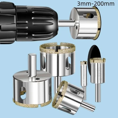 Ø 3mm - 200mm Diamant Lochsäge Bohrkrone Glasbohrer Fliesenbohrer Keramikbohrer - Bild 1 von 4