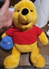 Mattel Winnie The Pooh 1994 Plush Doll 12" Honey Pot