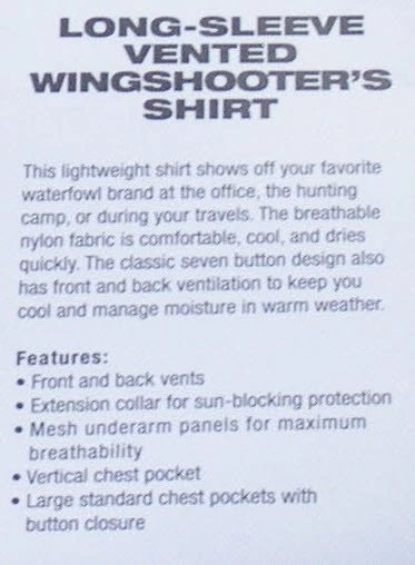 Drake Waterfowl DW2610-015-3 Ls Vented Shirt Max5 Camo Large - Image 4 of 4