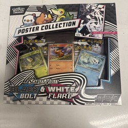 Pokémon TCG Scarlet & Violet 10.5 Black Bolt & White Flare Unova Poster Collection
