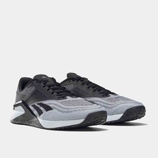 Image of Reebok men's Black White Grey Nano x2 Running shoes Size 11 us GW5146