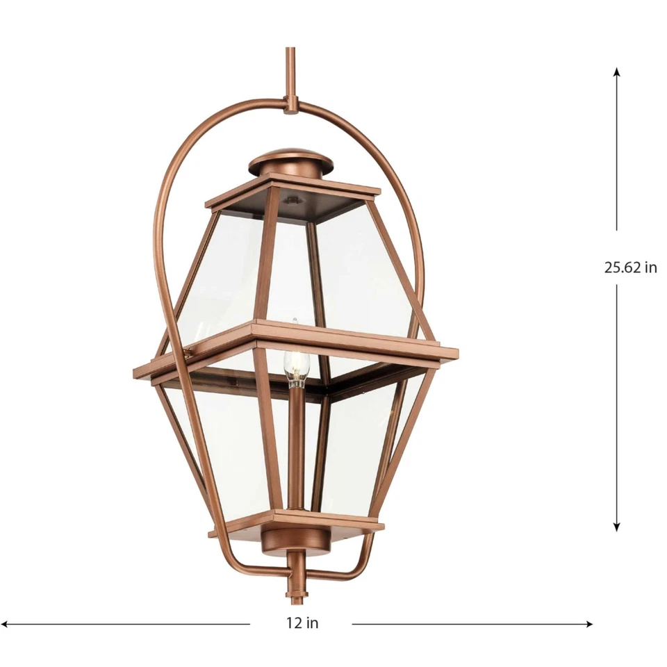 Progress Lighting P550138 Bradshaw 12"W Pendant - Copper - Image 2 of 4