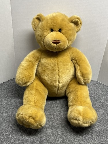 Toys R Us Animal Alley HUGHBERT Teddy Bear Plush 18" Tan Floppy 2000