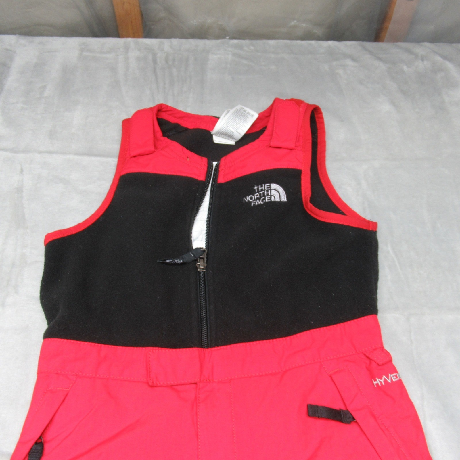 North Face Snow Bibs Toddler 4T Red Waterproof Insulated Warm Winter Ski Zip Up thumbnail 13
