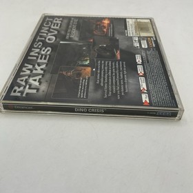 Dino Crisis (Sega Dreamcast) CIB Completo con Manual - Excelente Estado - EE. UU.