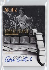 2024-25 Noir Freeze Frame Signatures Holo Gold 10/10 Gail Goodrich Auto HOF 6fs