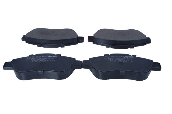 Bremsbelagsatz Vorderachse FÜR Fiat Panda (169 ) - Maxgear 19-0521-image
