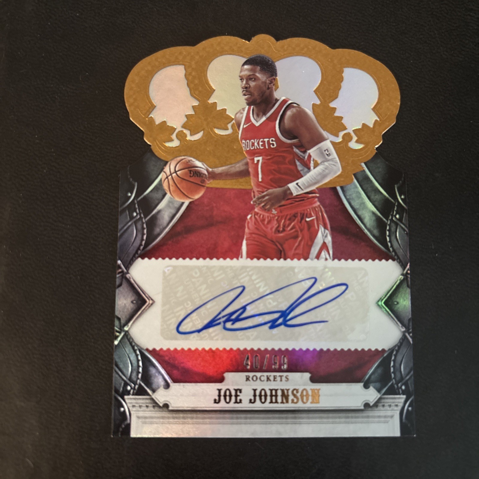 2017-18 Panini Crown Royale - Joe Johnson Autograph /99